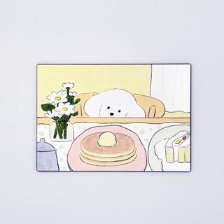 Murakami.Flowersトレカスリーブ 「笑顔の女の子」ドットフラワーver