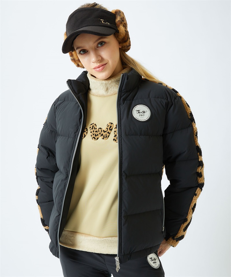 新品☆ゴルフウェアdance with Dragonレディースリバーシブルダウン