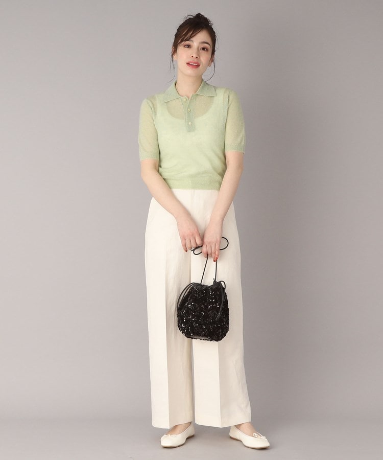 ◇AURALEE（オーラリー）KID MOHAIR SHEER ポロニット（ニット