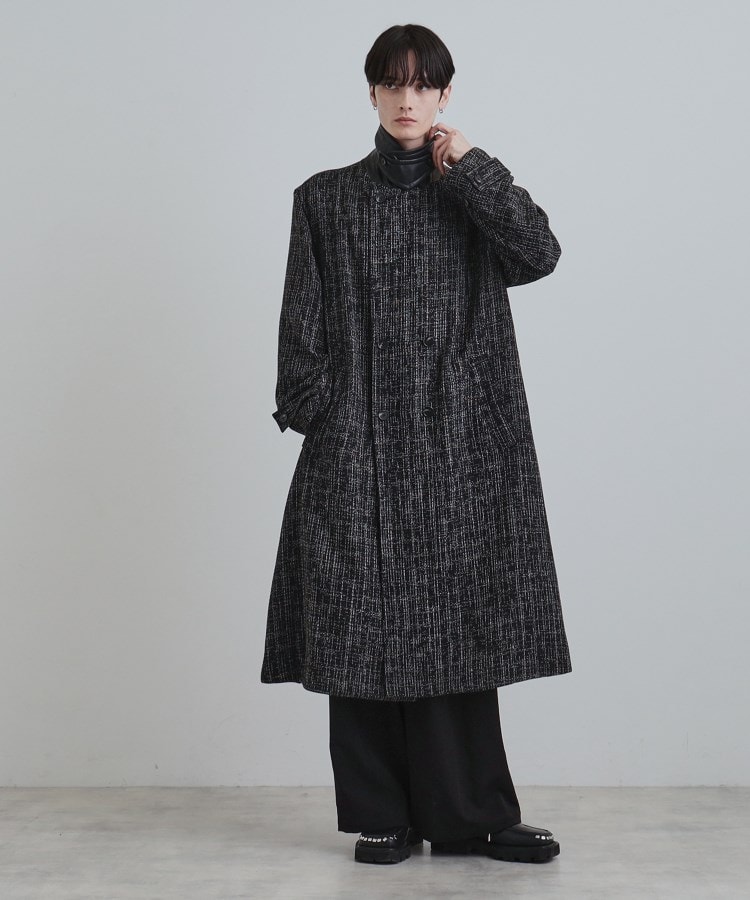 ツイードダブルオーバーコート（チェスターコート） | tk.TAKEO