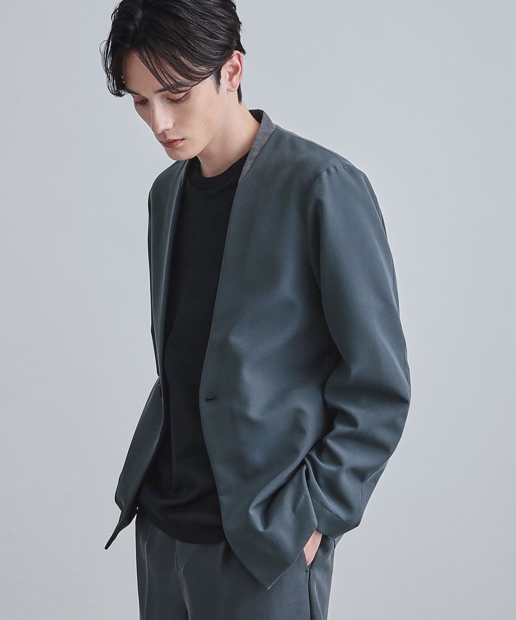 MEN【メンズ】 | ノーカラージャケット通販 | ワールド オンライン