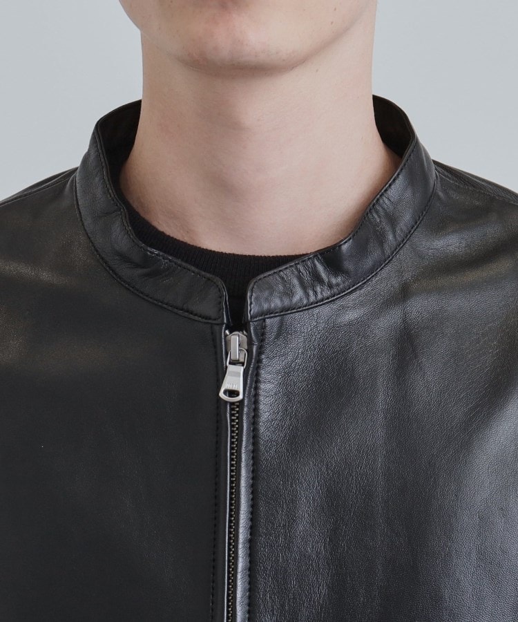 本革】ラムレザーシングルライダース（ライダースジャケット） | tk