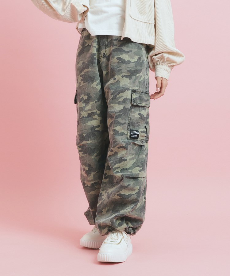 ◇ゆったりシルエットのカーゴパンツ（フルレングスパンツ） | PINK