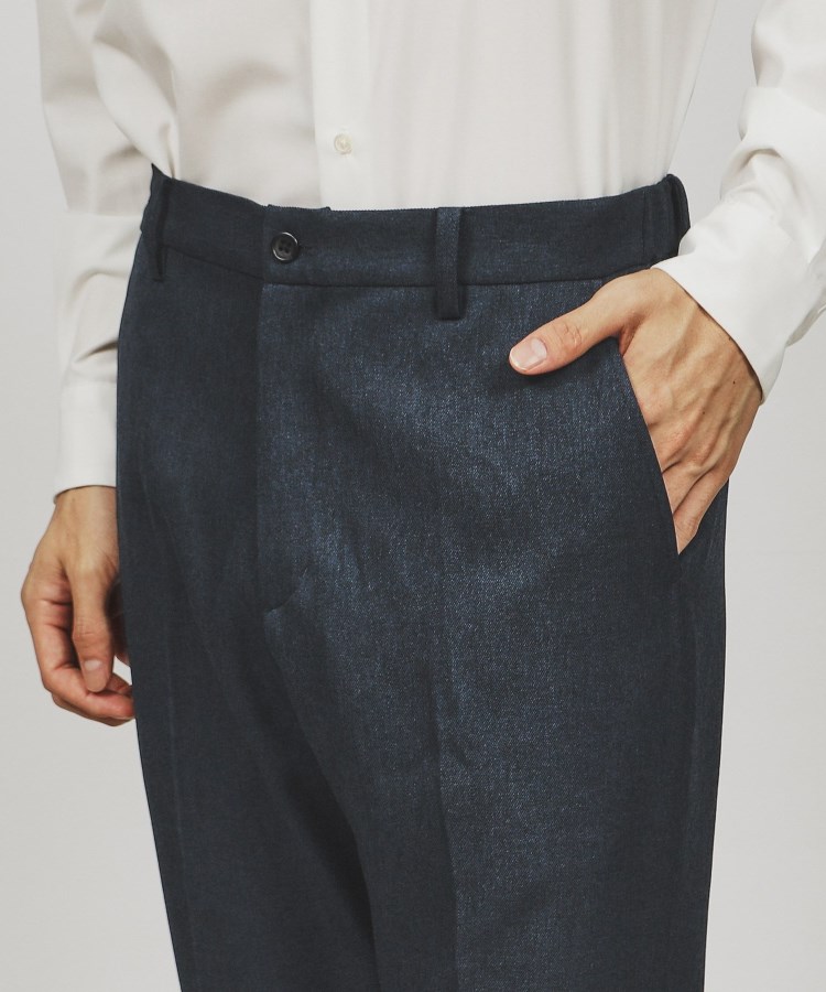 上下2点セット】エステルサージセットアップ／ビジネス対応可（スーツ