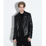 WEB限定】シンセティックレザーダブルライダースジャケット