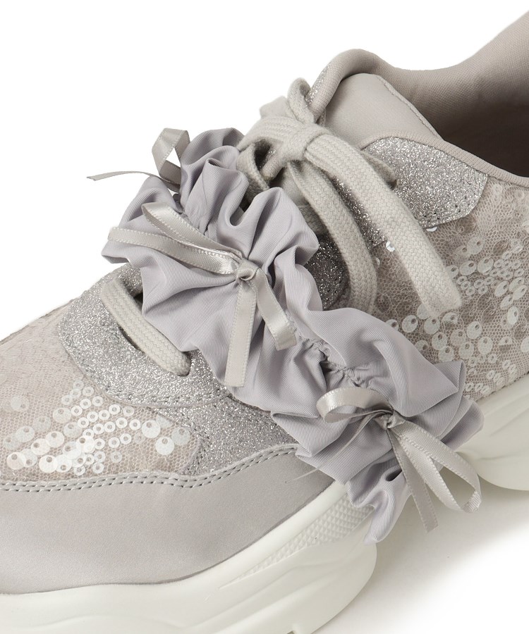 2WAYフリルベルトスパンコールスニーカー（スニーカー） | ESPERANZA