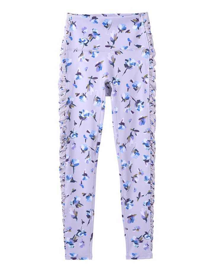 SUKALA】ローズプリントレギンス(XS・S・M・Lサイズ ブラック