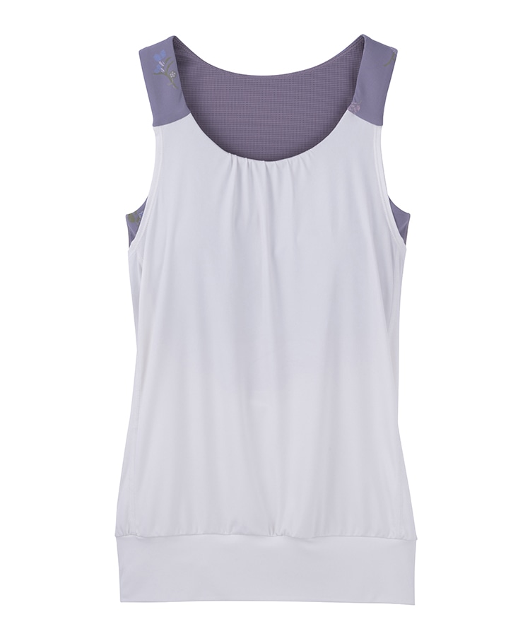 SUKALA】フラワーブーケカバータンクトップ(XS・S・Lサイズ ブラウン