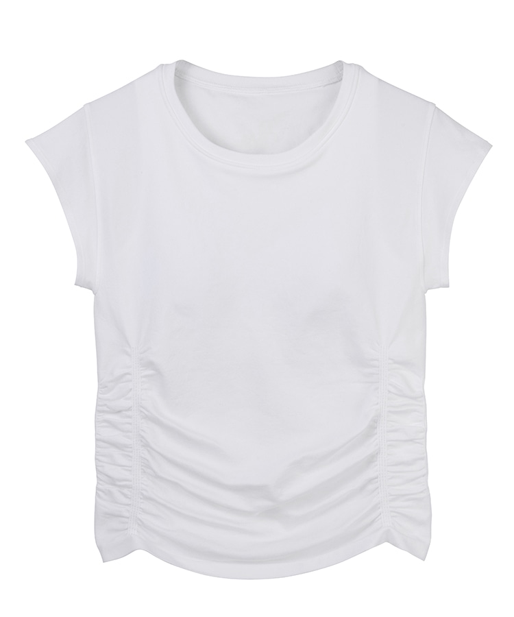 SUKALA】カップ付きエンハンスTee(S・M・Lサイズ チャコール・ホワイト