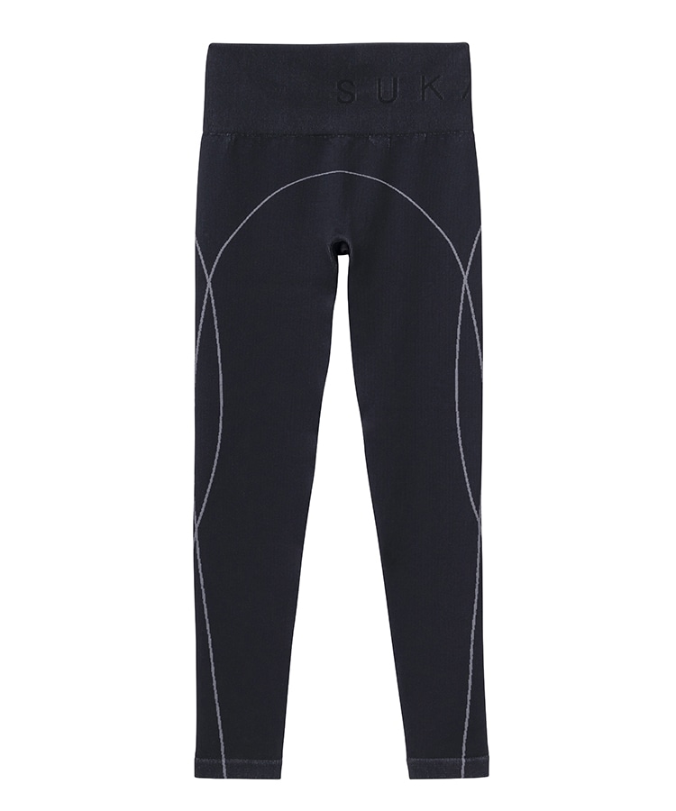 SUKALA】カーヴクロスレギンス(S・M・Lサイズ チャコール・ダスティ
