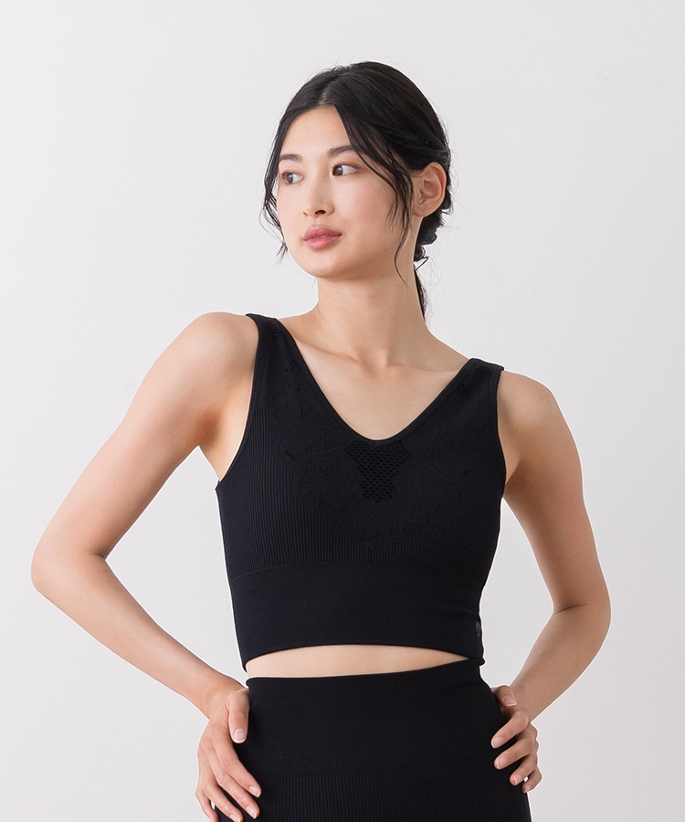 SUKALA】アクティブデイジーブラトップ(XS・Sサイズ ルビーピンク