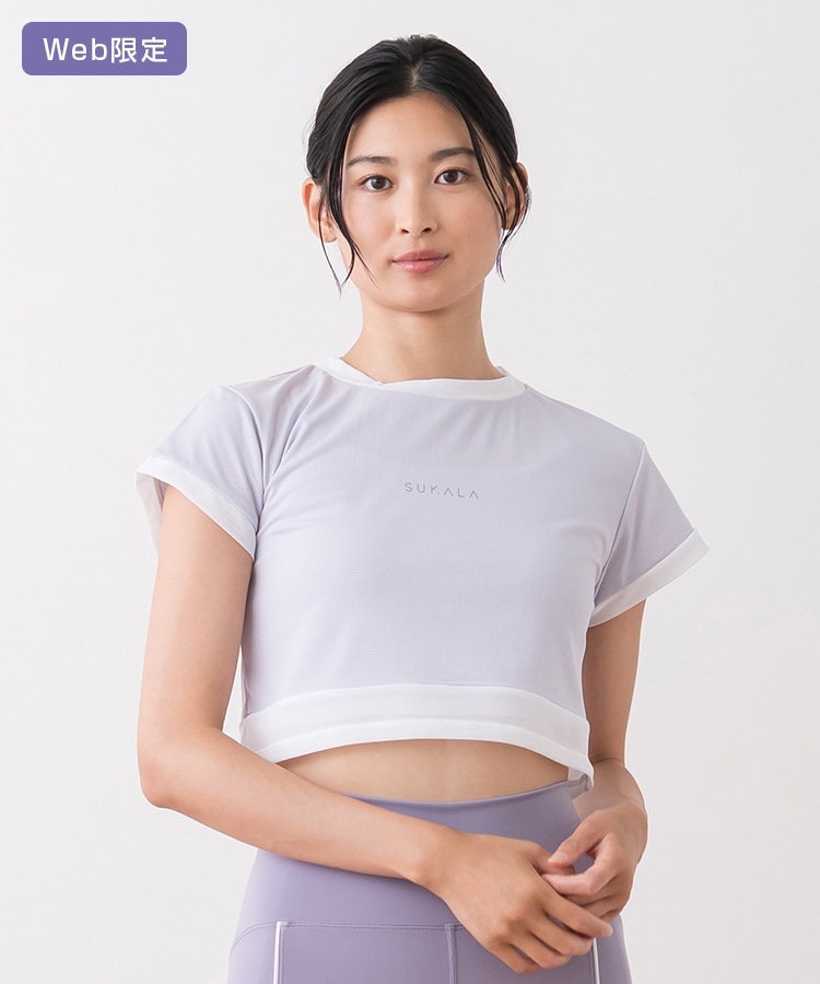 スカーラ☆ヨガウェアセット☆sukala☆ラバ☆中古☆M 新品SUKALA