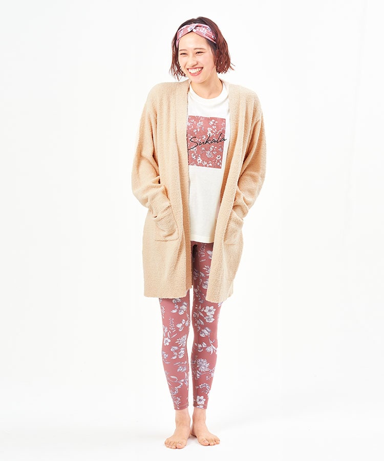 SUKALA】ニットガウン(Fサイズ ベージュ): ヨガウェアLAVA公式