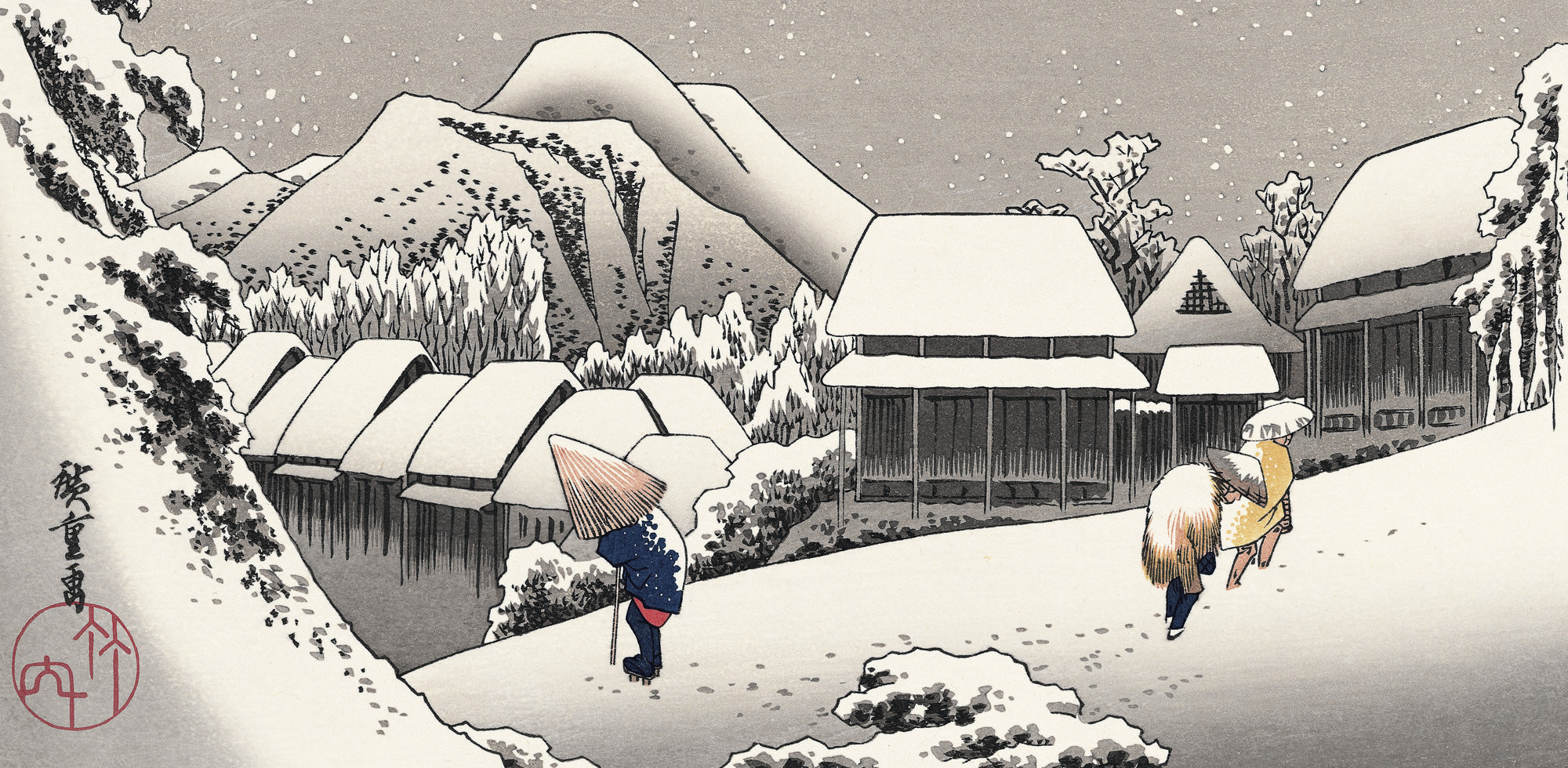 歌川広重「東海道五拾三次」｜浮世絵・木版画のアダチ版画研究所