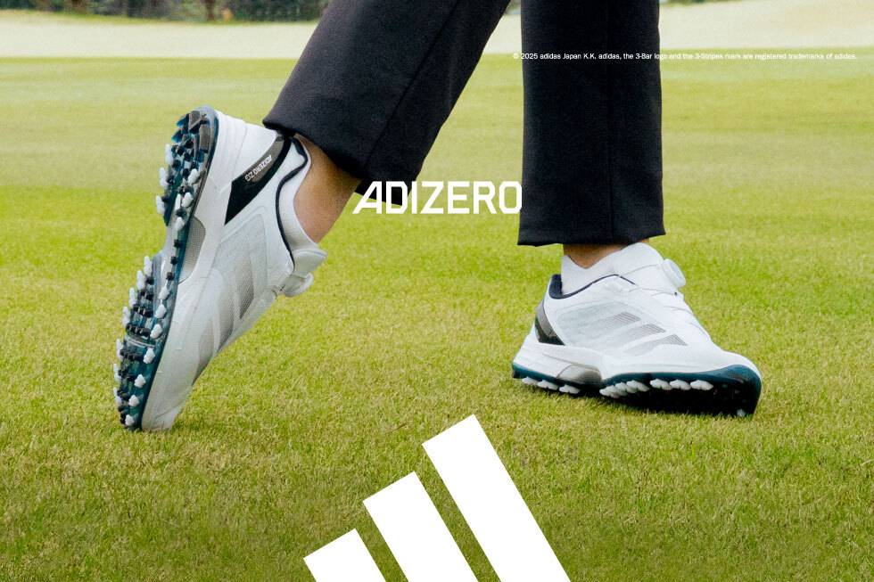アディダス】新作ゴルフシューズ「Adizero ZG LO BOA」 8/8(金)発売