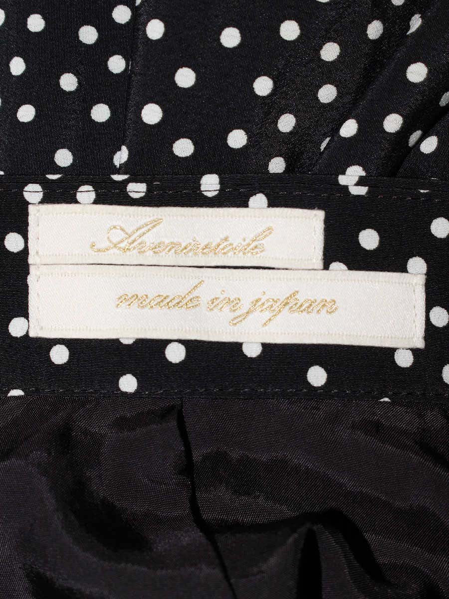アベニールエトワール S440-017 スカート 34 ブラック ドット | 中古