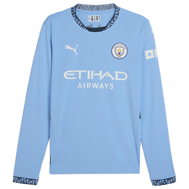 マンチェスター・シティ 長袖シャツ デブライネ L ホーム レプリカ