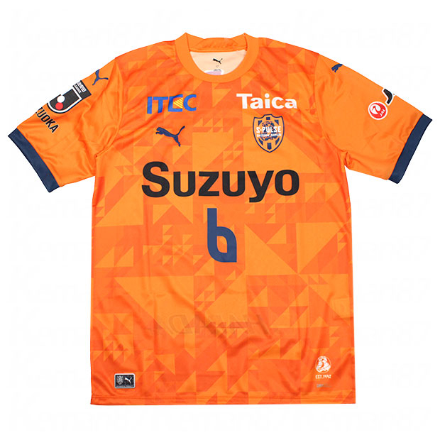 清水エスパルス 2025 1st 半袖レプリカユニフォーム 6.宮本航汰