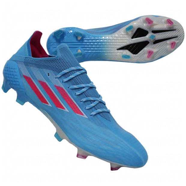 エックス スピードフロー.1 FG スカイラッシュ×チームショックピンク