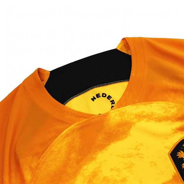 オランダ代表 2022 ホーム 半袖レプリカユニフォーム 4.フィルジル