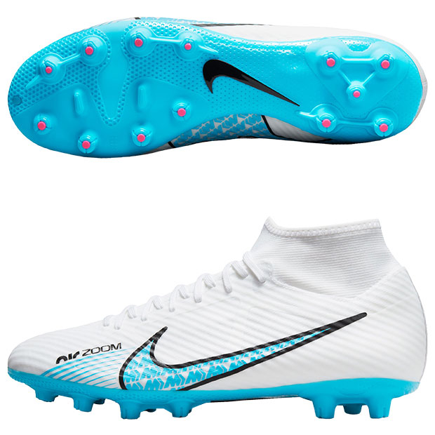 ズーム マーキュリアル スーパーフライ 9 アカデミー HG ホワイト×バル