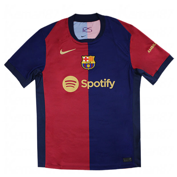 FCバルセロナ 24-25 ホーム 半袖レプリカユニフォーム 20.ダニ・オルモ