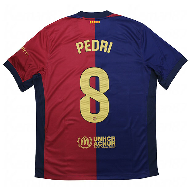 ジュニア FCバルセロナ 24-25 ホーム 半袖レプリカユニフォーム 8