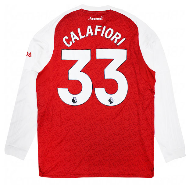 アーセナル 25-26 ホーム 長袖レプリカユニフォーム 33.リッカルド