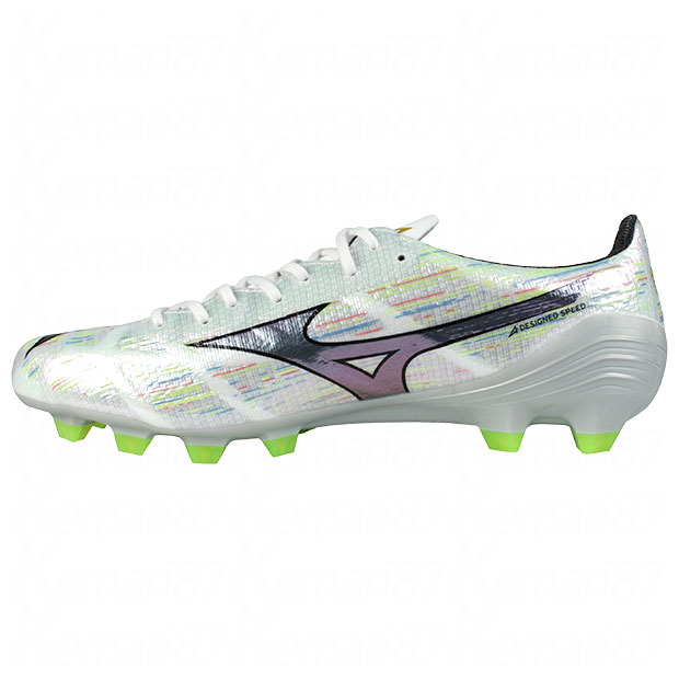 ミズノアルファ 2 PRO ホワイト×シルバーイリディセント | ゲキサカFC
