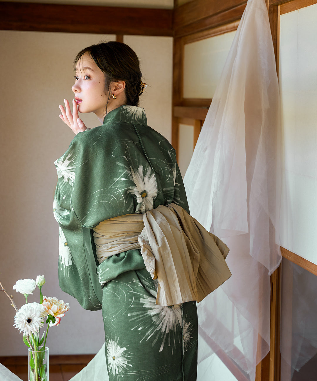 original floral pattern yukata / オリジナル花柄浴衣 – favclo.