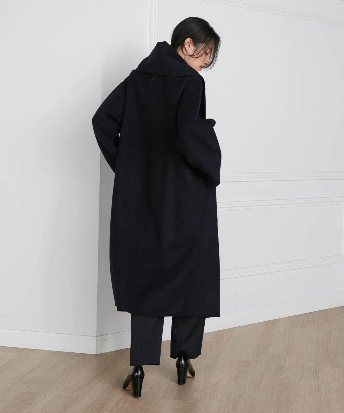 ストール風ラップリバーコート《la veille by SUPERIOR CLOSET》｜INED