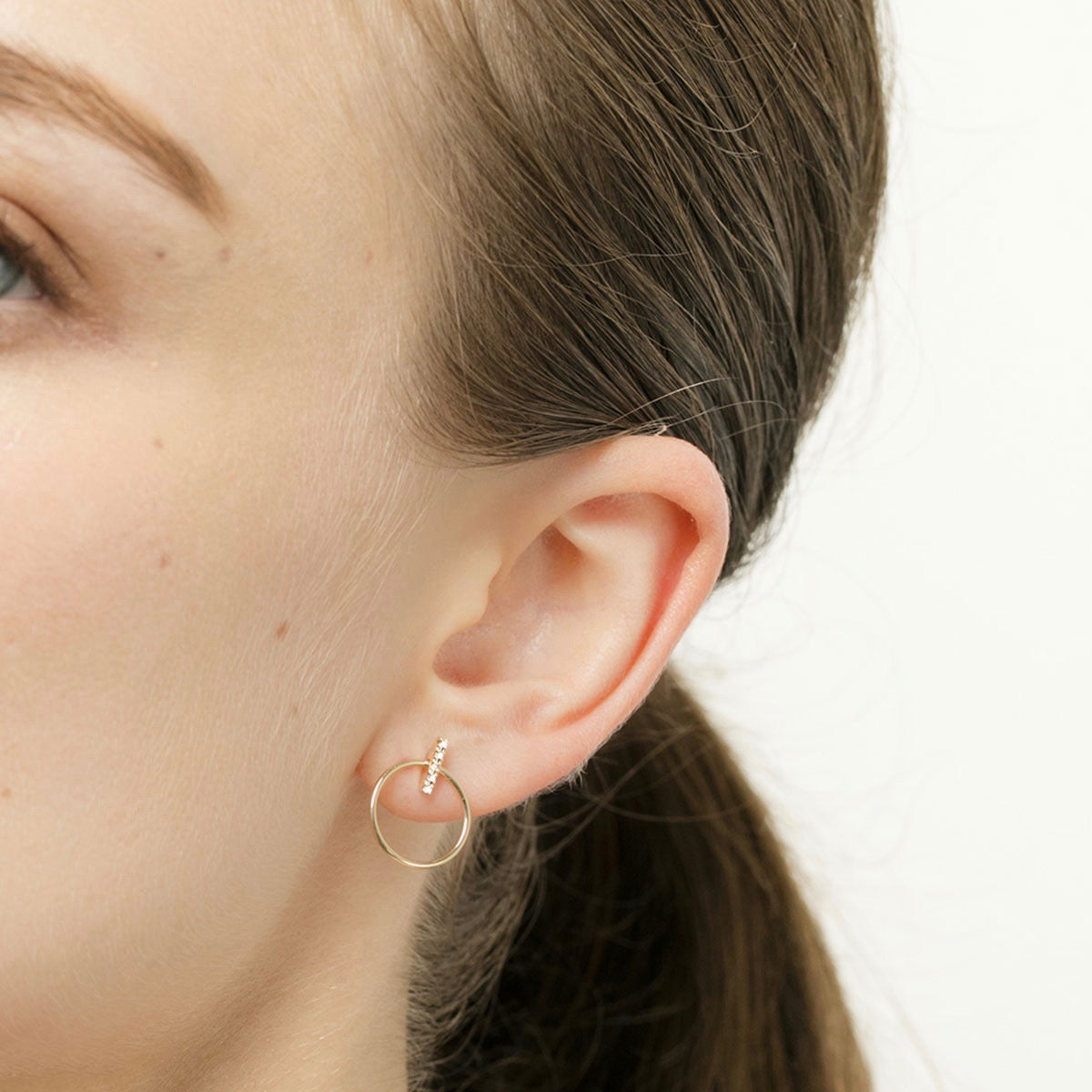 GOSSAMER ドアノッカー ダイヤモンド ピアス