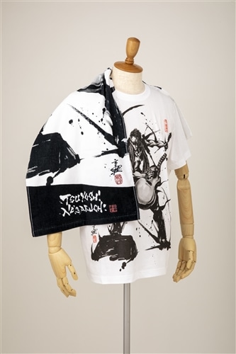 長渕剛 武人画スポーツタオル 「演上ノ鬼神ノ図」: その他グッズ