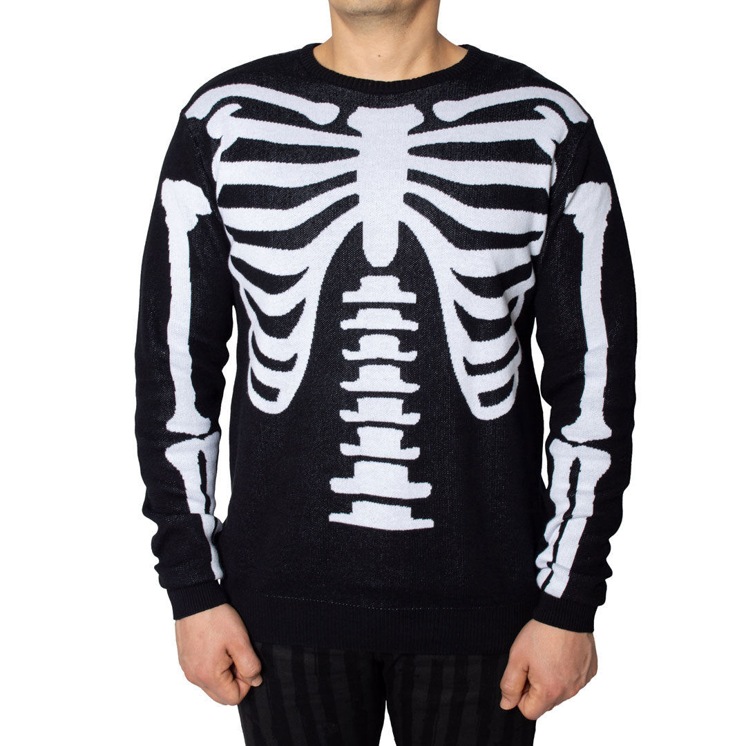 Ribcage Skeleton Bones Sweater