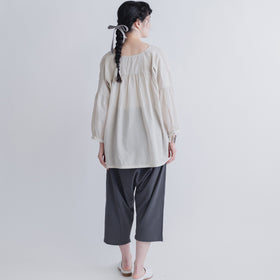 evam eva コットンサルエルパンツ ストーングレー ｜くらすこと公式