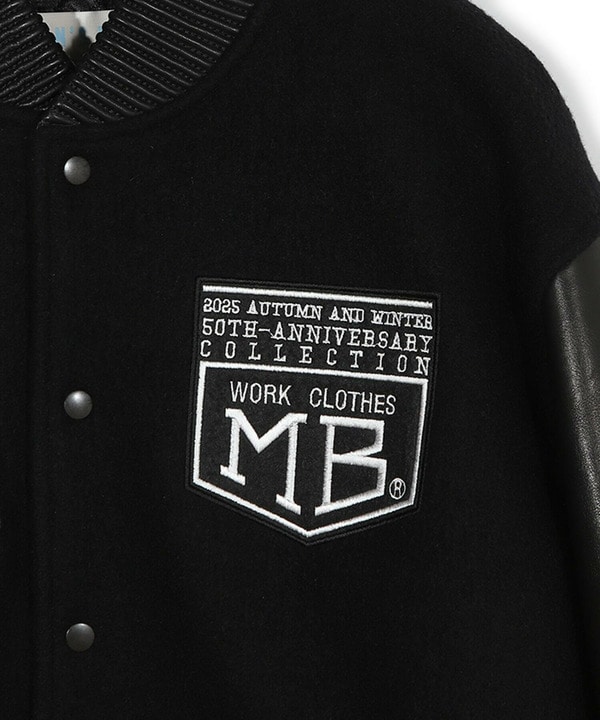 50th Anniv . 菊池武夫】WOOL MELTON STADIUM JAMPER｜メンズ