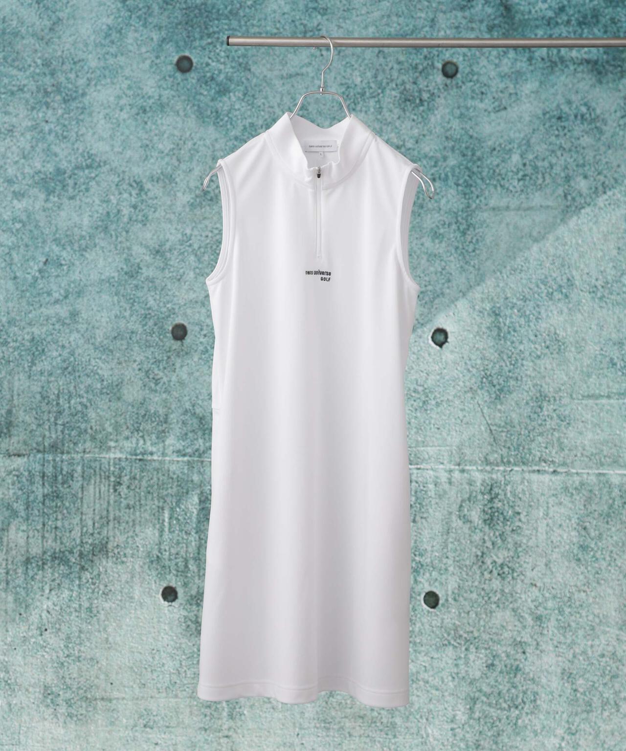 nano universe GOLF / ハーフジップワンピース