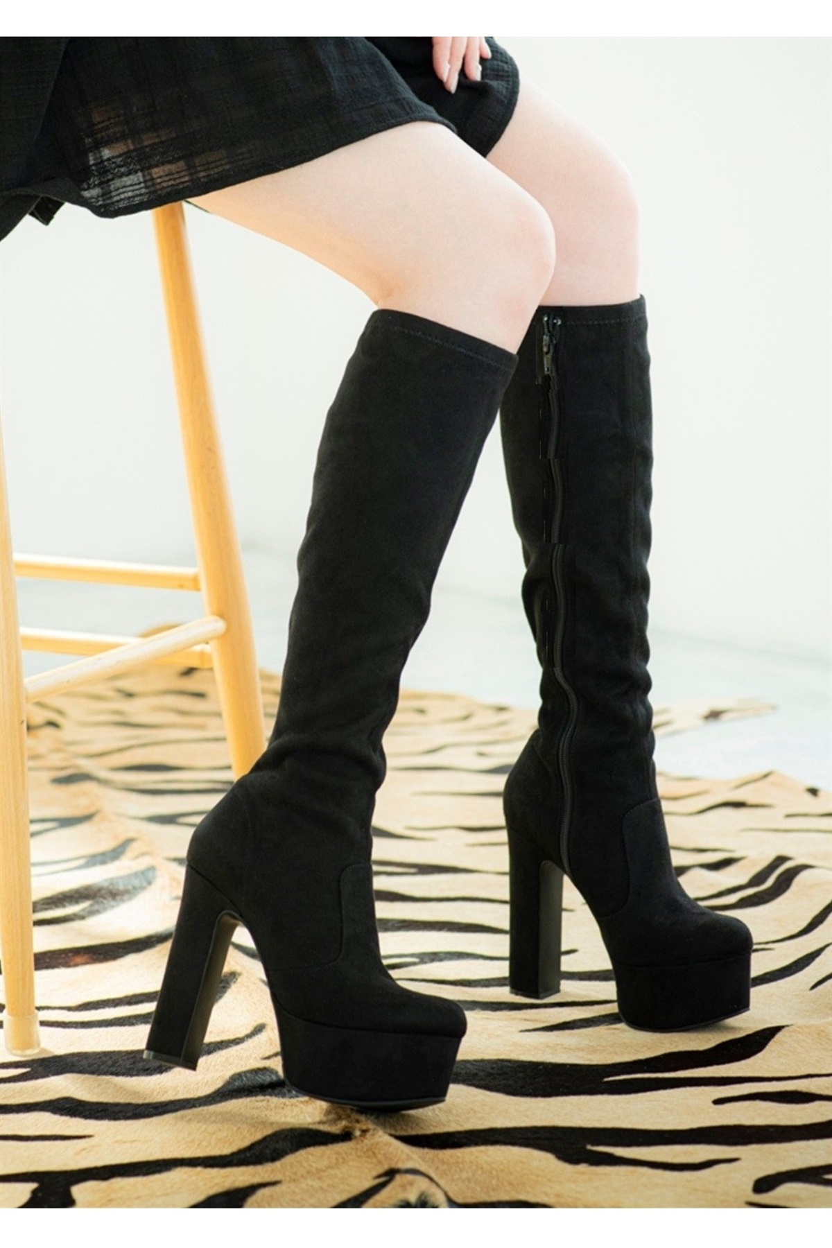 R&E 太ヒールストレッチロングブーツ｜R&E REZOY OFFICIAL STORE