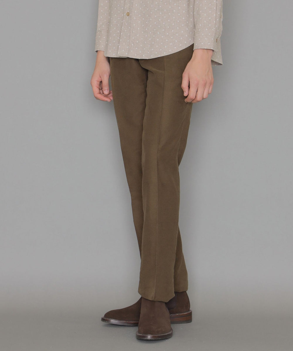 LEON掲載】【Adjustable Fit】モールスキンスラックス(パンツ