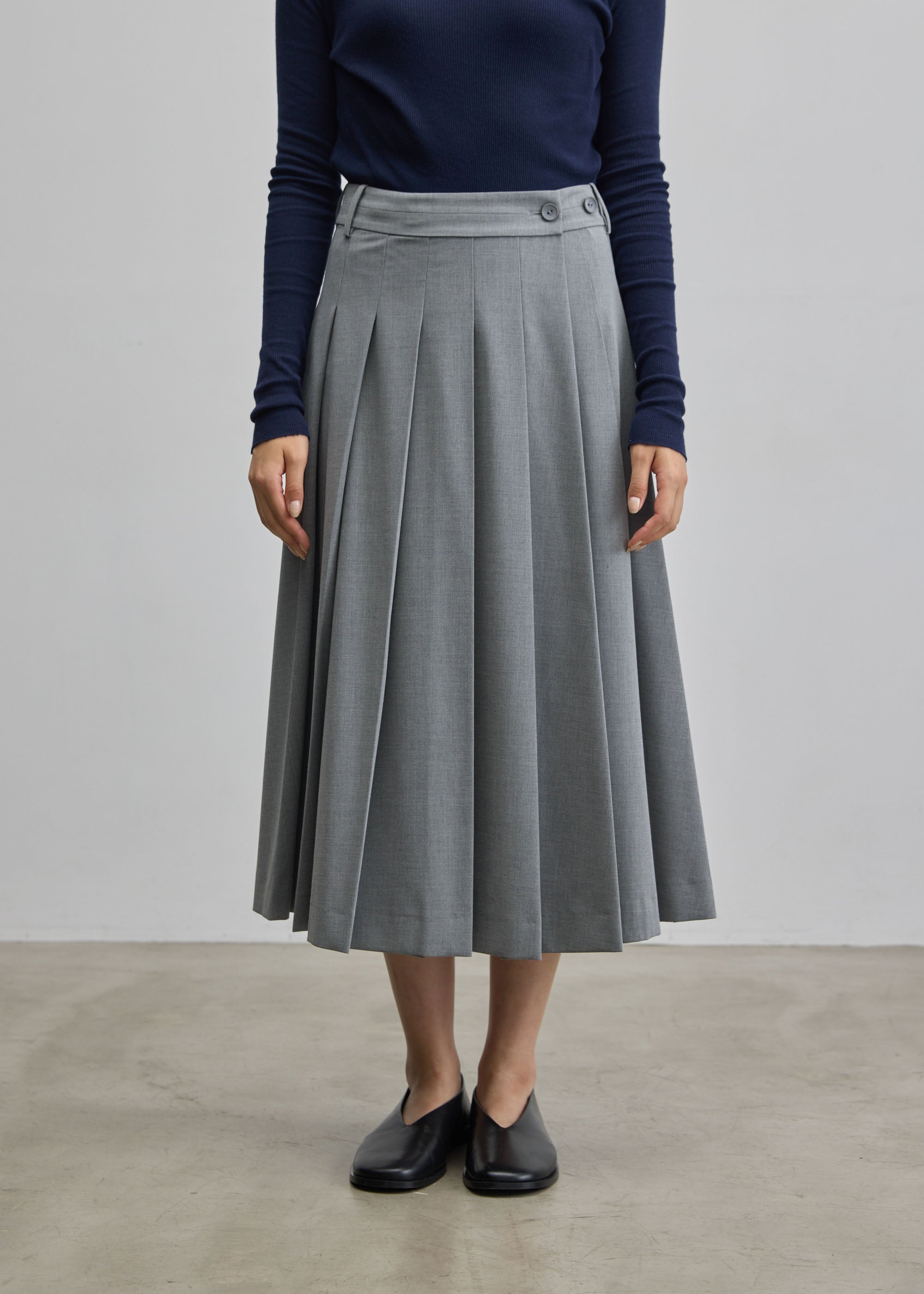 ラッププリーツスカート - SOÉJU online store｜上質な大人の女性の