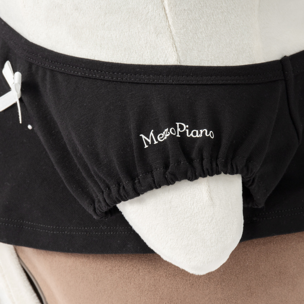 mezzo piano junior×LOVOT リボンいっぱいTシャツ(ブラック) | LOVOT