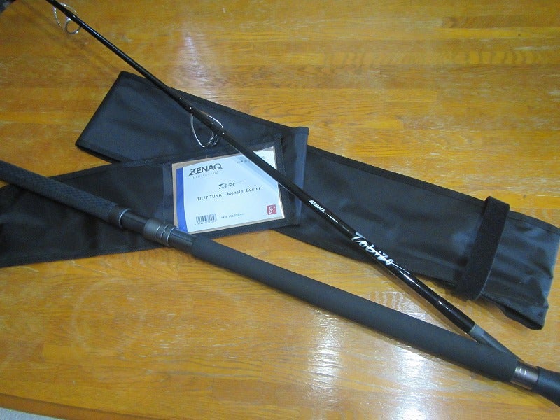 ゼナック トビゾーTC77 TUNA-Monster Buster-とIOMICグリップテープ