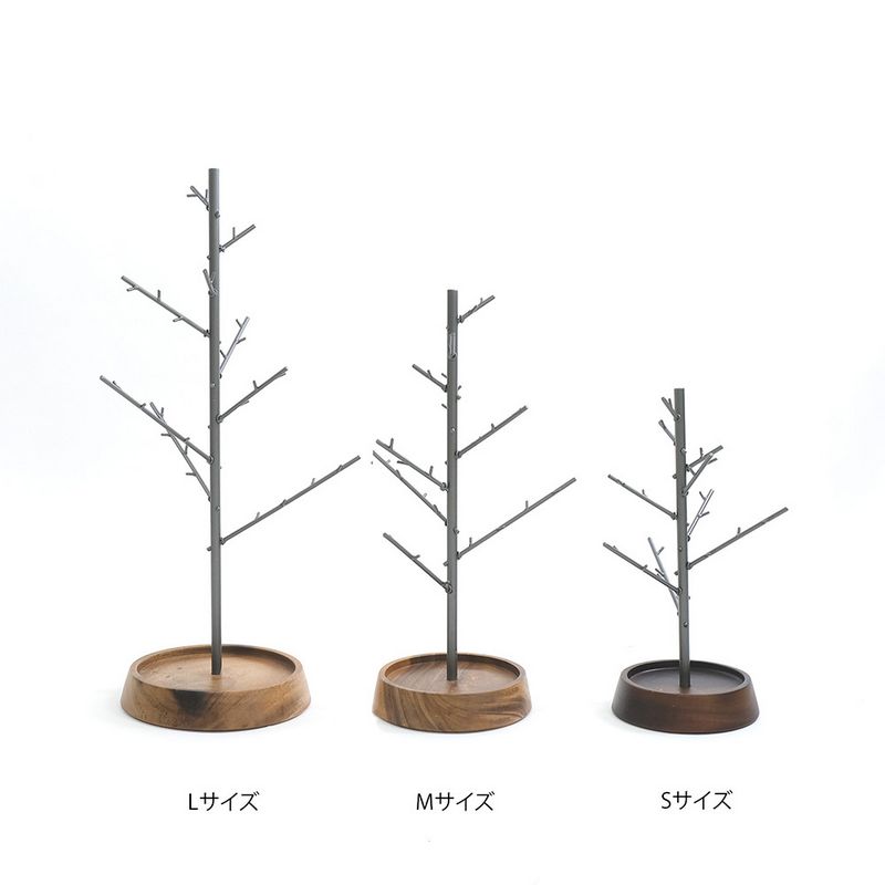志成販売/クリスマスツリーにもなるアイアンのアクセサリースタンド(L