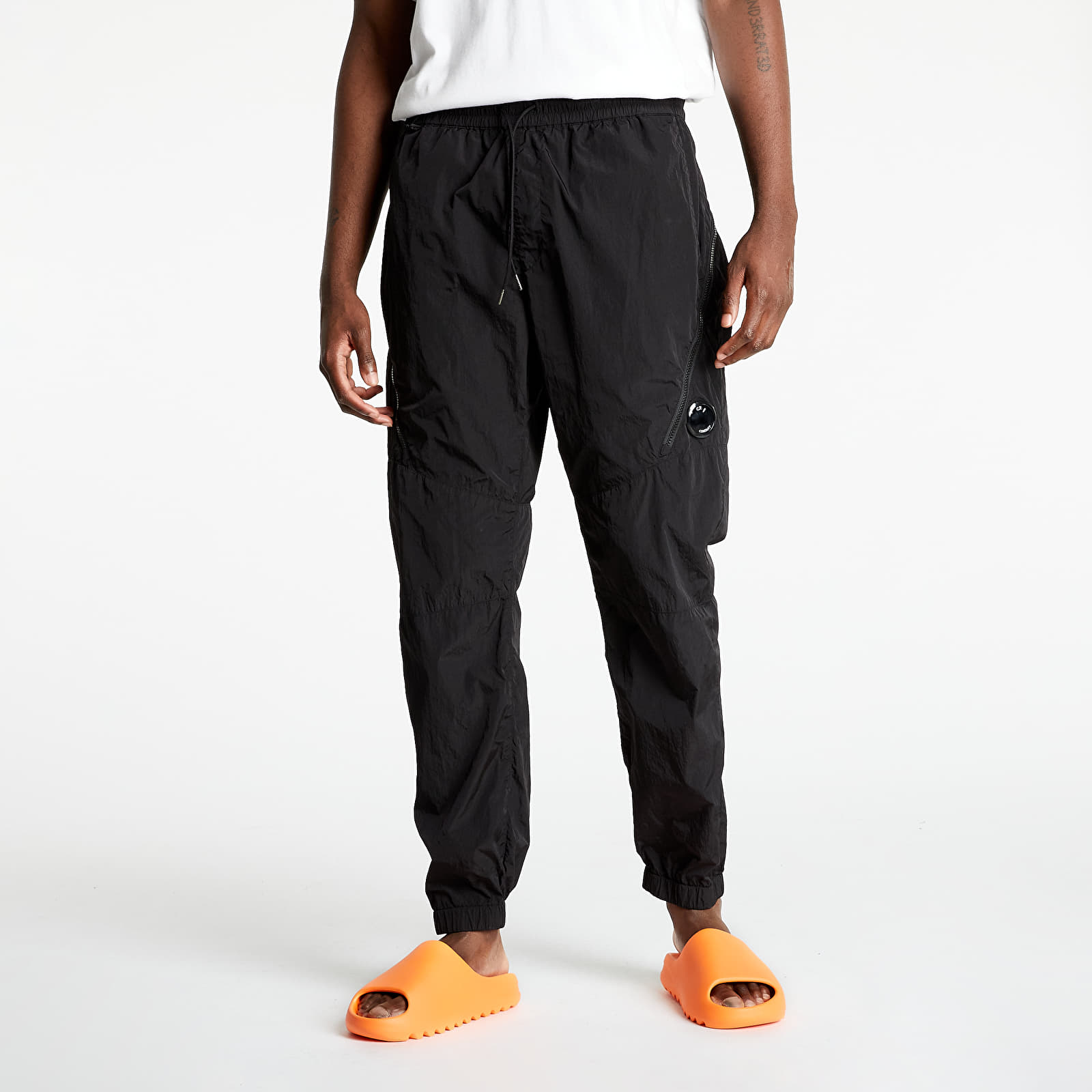 Cargo pants C.P. Company Chrome-R Garment Dyed Track Pants Black