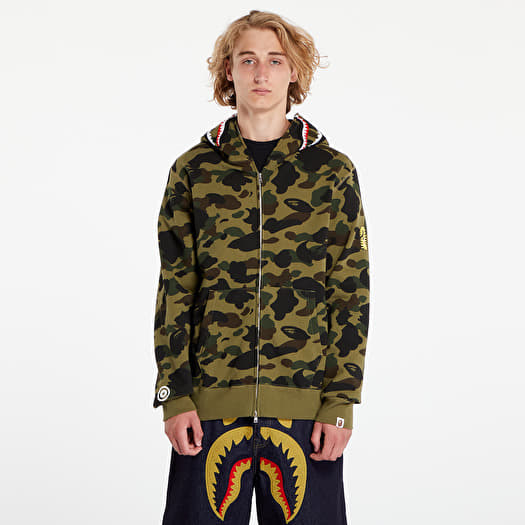 Hoodies and sweatshirts A BATHING APE 1St Camo 2Nd Shark Full Zip
