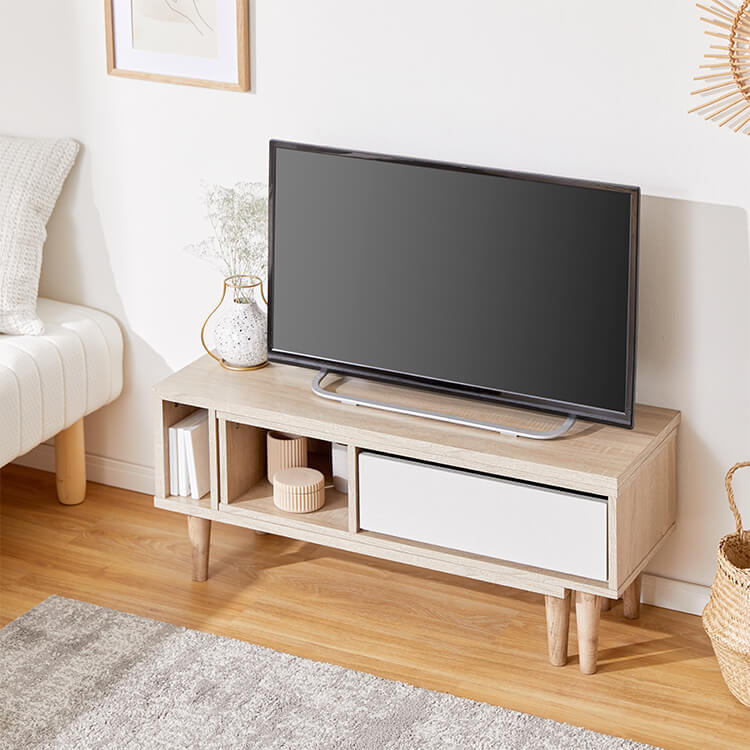 ローテレビ台 木製 コンパクト 伸縮可能 [幅91.5～154] | 【公式