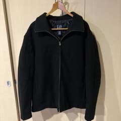OLD GAP 00s Zip-up Wool Jacket Black - メルカリ