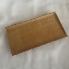 三谷龍二さん作 長方形角皿 山桜 木の器 作家物 木工作家 - メルカリ