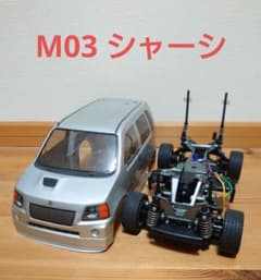 タミヤ M03 シャーシ ワゴンR ボディ セット - メルカリ
