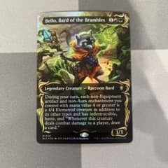 MTG BLB 英語版 レイズド・Foil 茨の吟遊詩人、ベロ - メルカリ